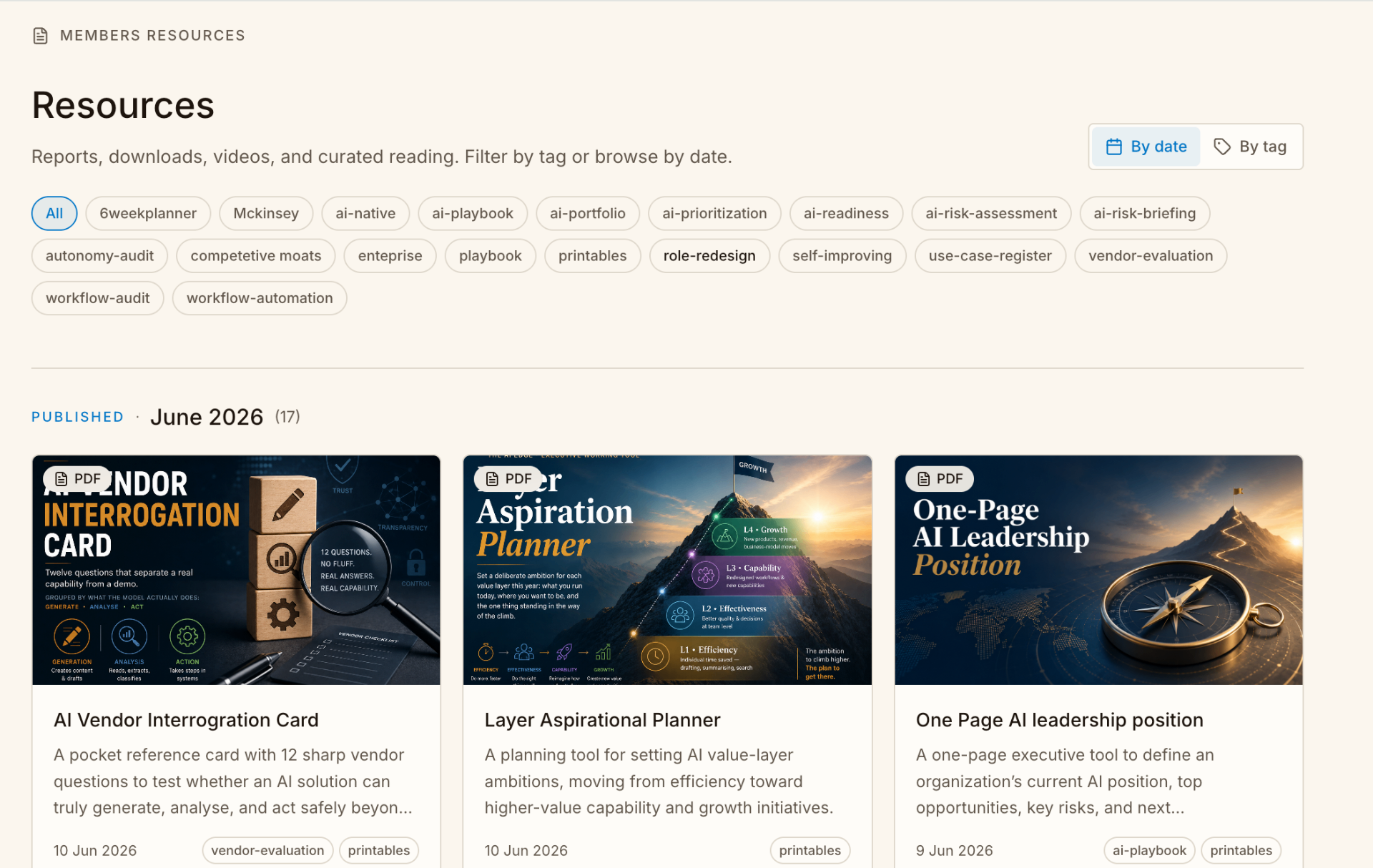 Members Resources Library